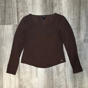 Escada Modal Stretch Long Sleeve Top - 40 (US 10)